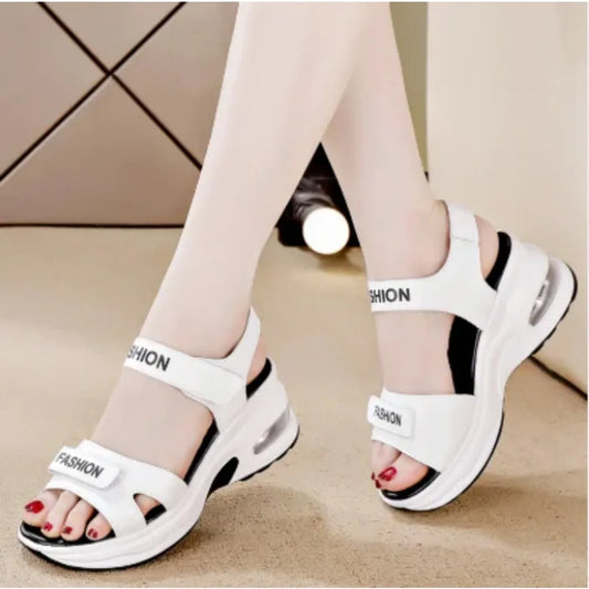 CoastLift | Chunky Platform Wedge Sandals – Summer Beach Style 2025