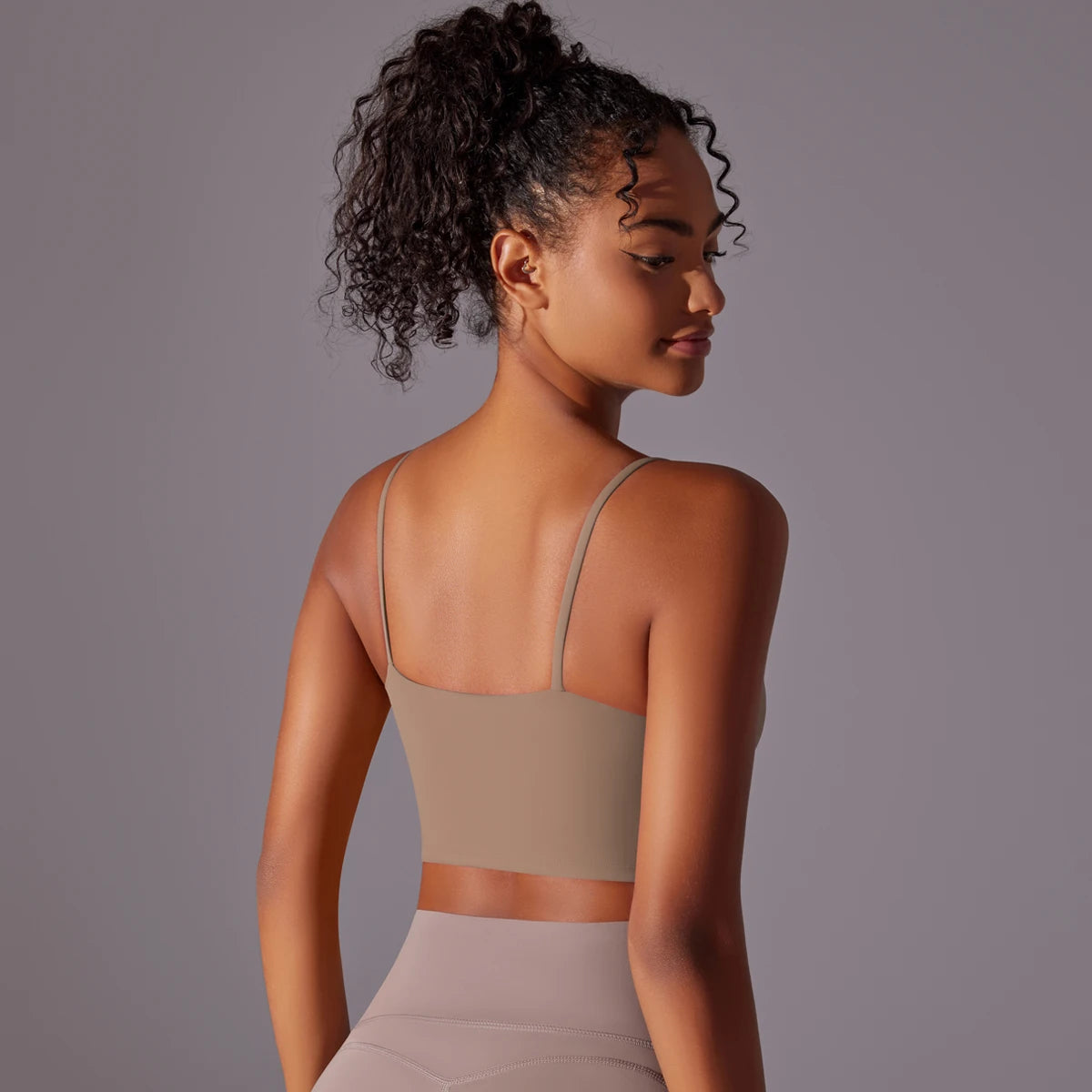 Breathable Sports Bra — Quick-Dry Nylon Seamless Yoga Vest