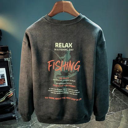 Retro American Print Pullover