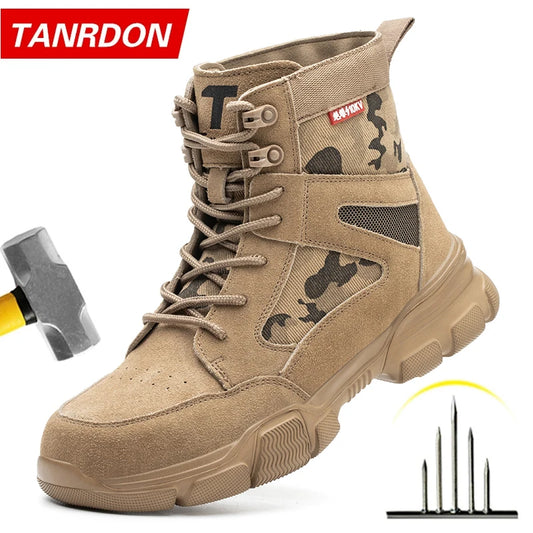Indestructible Safety Sneakers — Steel Toe & Puncture-Proof Tactical Shoes
