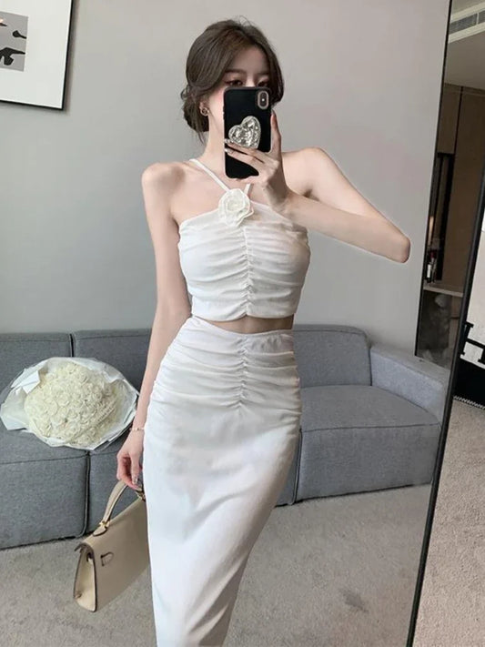 Two-Skirt Matching Y2K Party Set