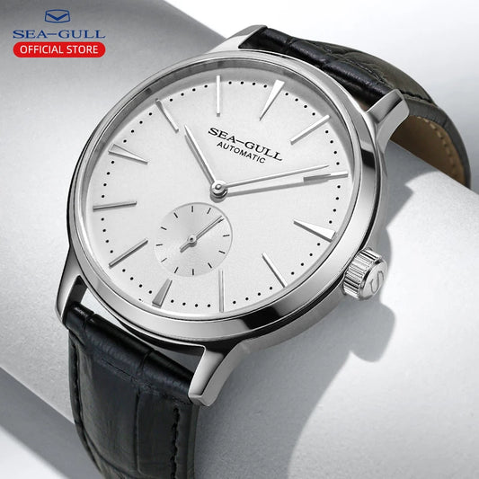 Mechanical Business Watch – Waterproof Leather Strap, Classic Design