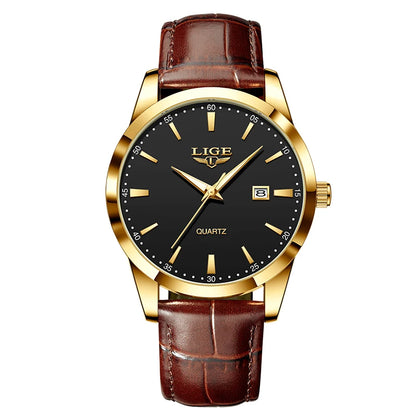 Military Leather Sport Watch – Durable & Fashionable