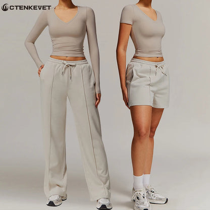 AirForm Lounge Set – Long Sleeve Top & Sweatpants