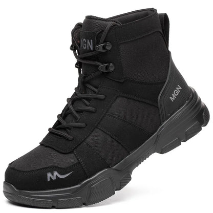 Lightweight Safety Sneakers — Anti-Slip Tactical Footwear for Work