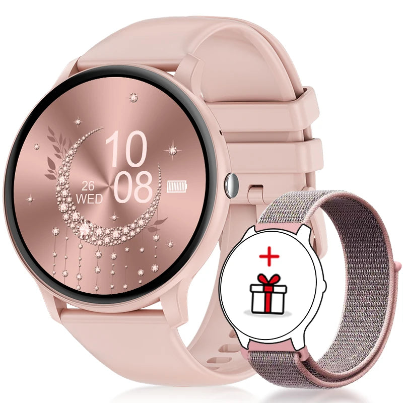 Silicone Strap Dress Watch – Casual with Diamond Accents
