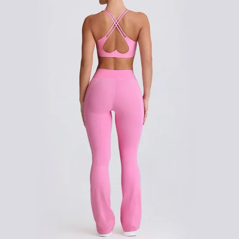 BoostFit Tracksuit – Push-Up Sport Bra & Leggings