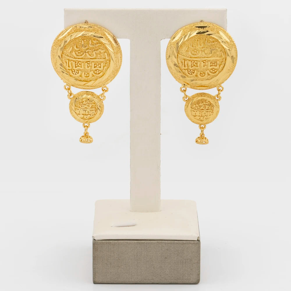Gold Plated Drop Set – Bohemian Wedding Gift