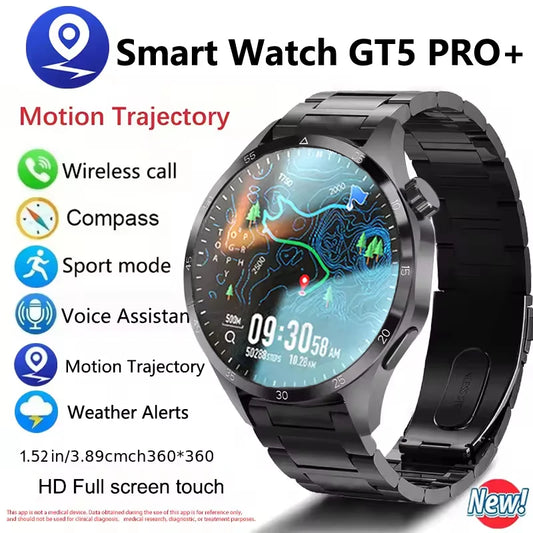 GPS Smartwatch – AMOLED Display, Heart Rate Monitor, Waterproof with NFC