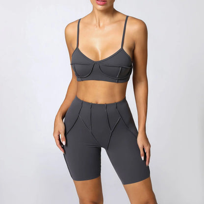 LiftTone Pocket Shorts Set – Cross Bra Combo