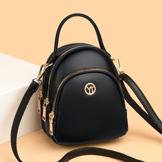 Small Phone Shoulder Bag | PU Leather Travel Wallet
