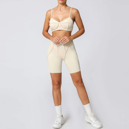 LiftTone Pocket Shorts Set – Cross Bra Combo