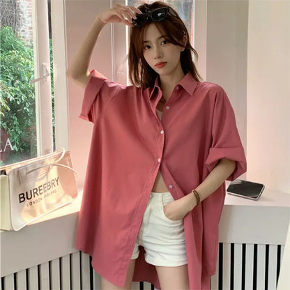 UPF Sun Protection Polo Shirt — Loose Casual Summer Tee