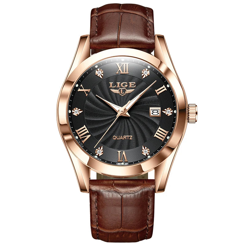 Military Leather Sport Watch – Durable & Fashionable