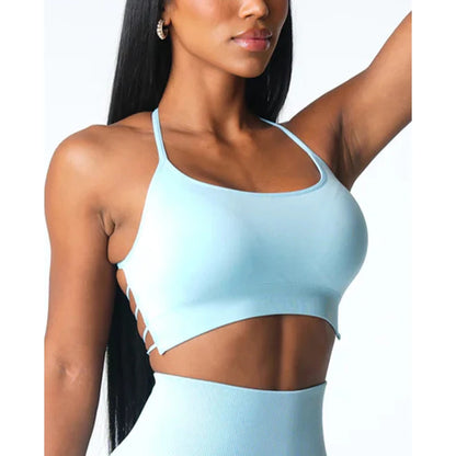 Invincible Seamless Bra — Women's Spandex Fitness & Leisure Sports Bra, Breathable & Elastic