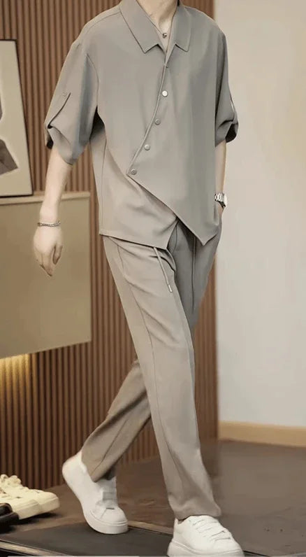 Nylon Baggy Pants & Shirt Set – Outdoor Summer