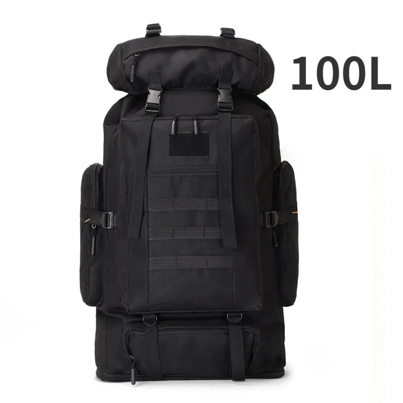 TrekMax 80L/100L Mountaineering Backpack – Tactical Outdoor Pack