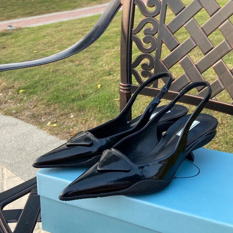 SlingFlex Sandals | Women’s Elegant Slingback Heels – Comfortable, Stylish, Spring-Ready
