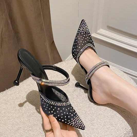 CrystalPoint Heels | Women’s High Heel Sandals – Sleek, Elegant, Party-Ready
