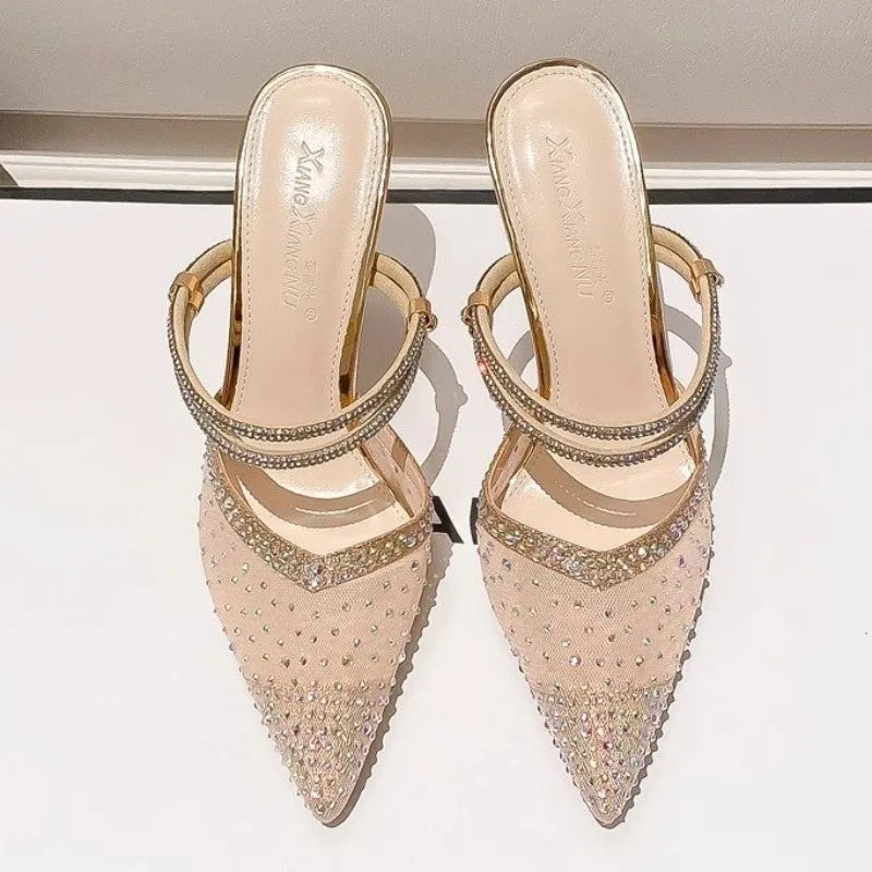 CrystalPoint Heels | Women’s High Heel Sandals – Sleek, Elegant, Party-Ready