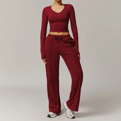 AirForm Lounge Set – Long Sleeve Top & Sweatpants