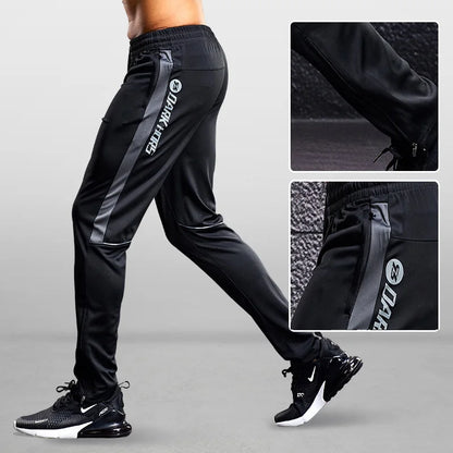 Running Pants with Zipper Pockets – Soccer Training & Jogging Trousers