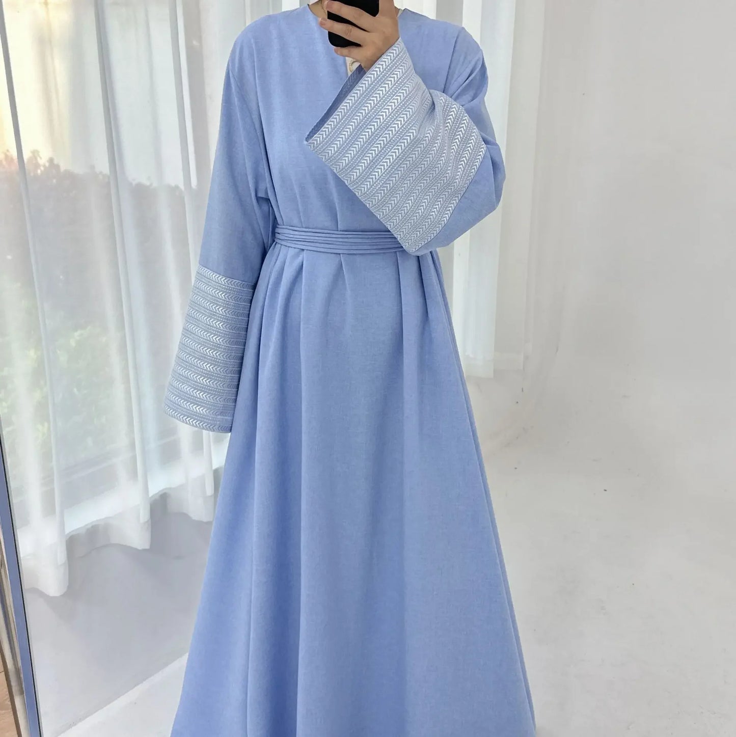 Embroidered Muslim Dress