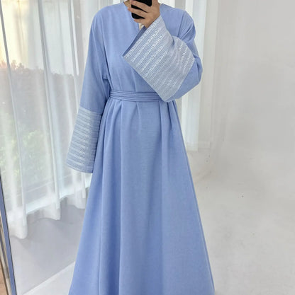 Embroidered Muslim Dress