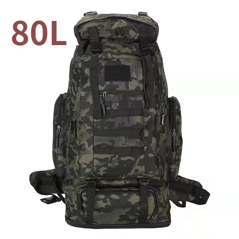 TrekMax 80L/100L Mountaineering Backpack – Tactical Outdoor Pack