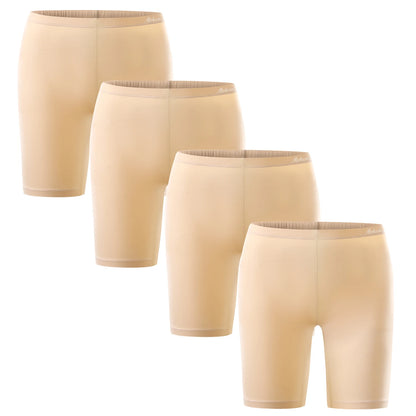 Plus Size Cotton Underwear – High Waist, Soft – 4-Pack