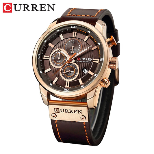 Chronograph Sport Watch – Quartz Movement, Date Display, Modern Look
