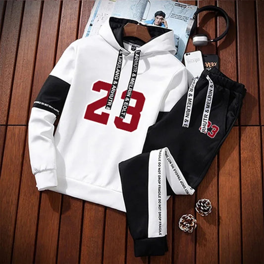 Classic Hoodie & Sweatpants Set – Hot-Selling Tracksuit