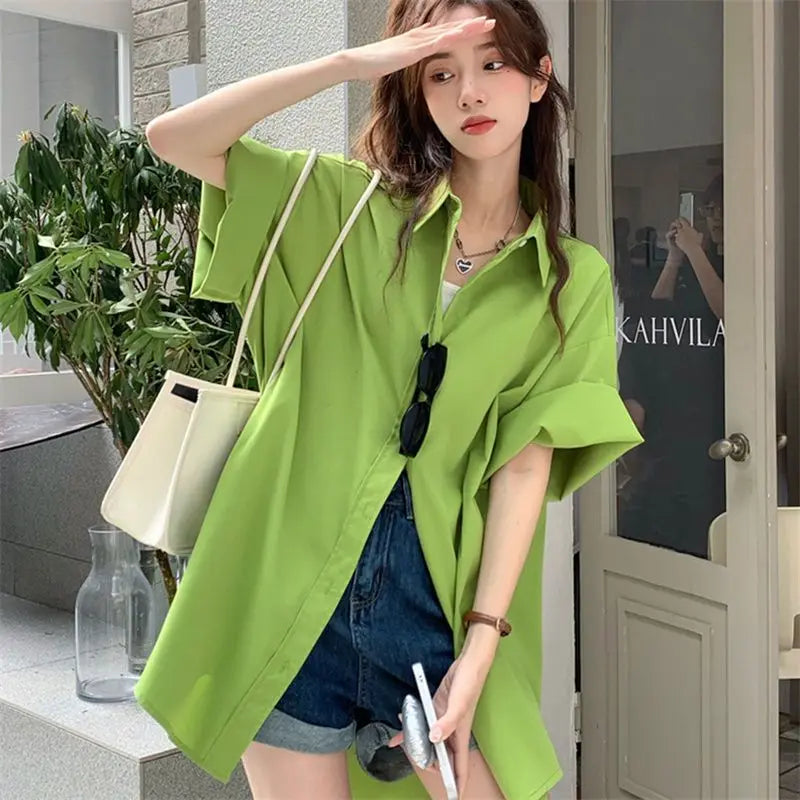 UPF Sun Protection Polo Shirt — Loose Casual Summer Tee
