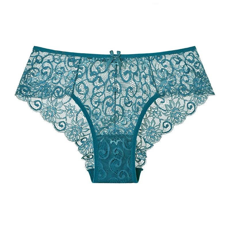 Mid Waist Lace Panties – Breathable, Sexy