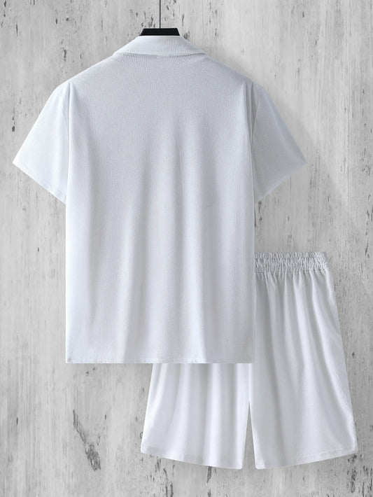 Capri Sport Set – Corduroy Shirt & Shorts