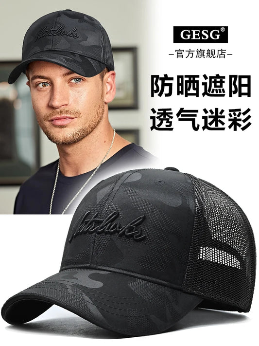 InlnDtor Sunshade Baseball Cap – Embroidered Casual Fishing Hat