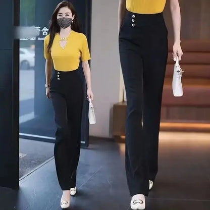 Solid Slacks — Korean Style Trousers 2025