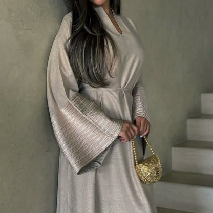Embroidered Muslim Dress