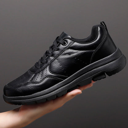 Soft Moccasin Sneakers — Casual Leather with Solid Urban Design