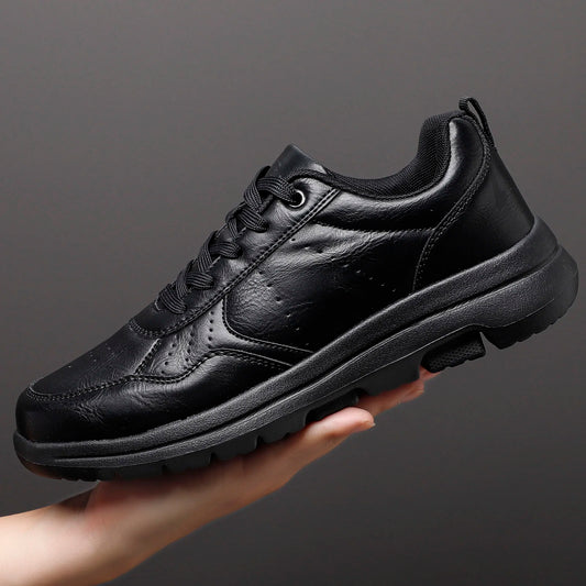 Soft Moccasin Sneakers — Casual Leather with Solid Urban Design