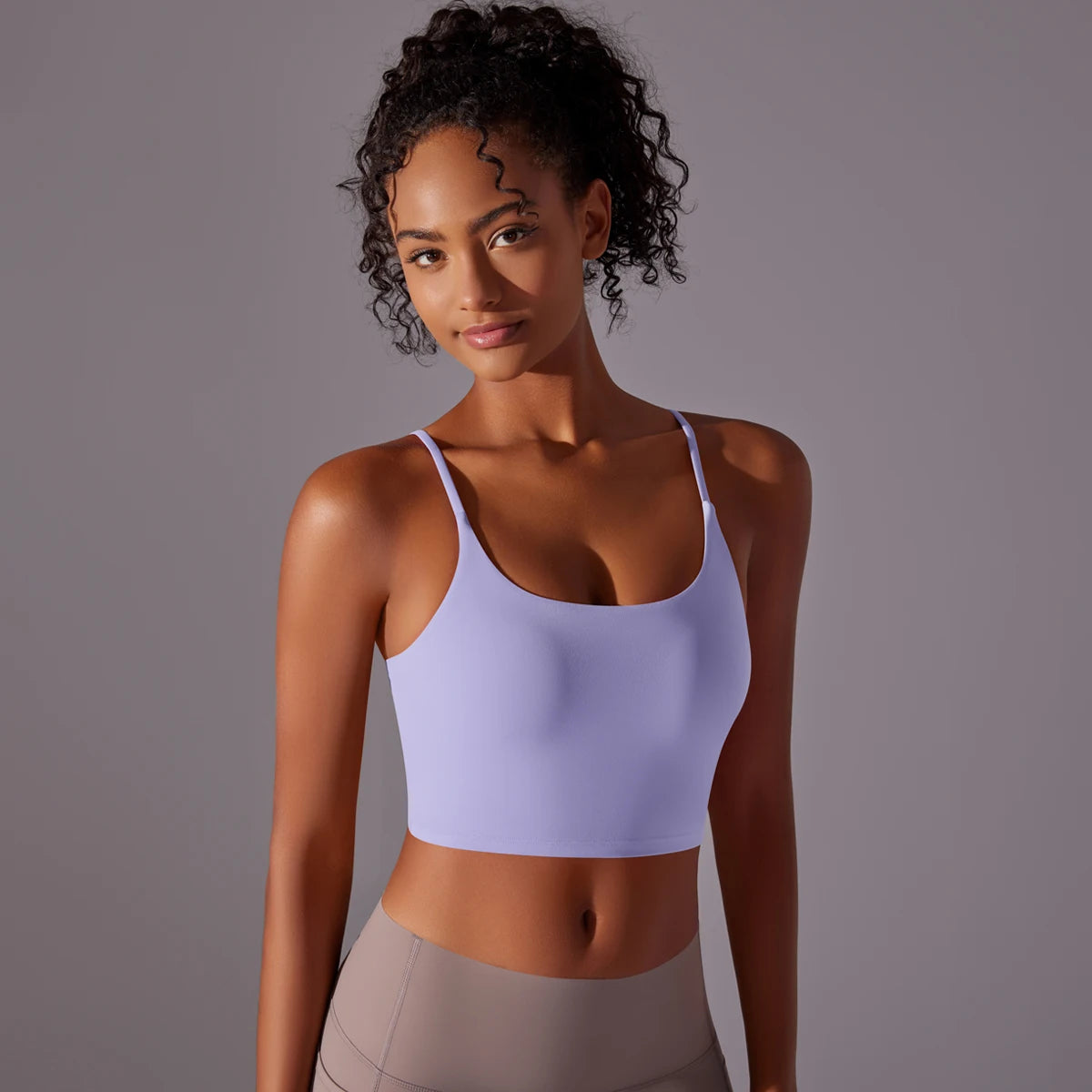Breathable Sports Bra — Quick-Dry Nylon Seamless Yoga Vest