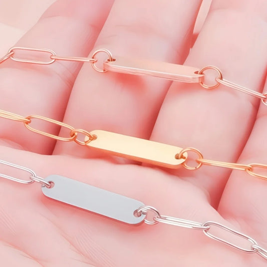 10-Pack Stainless Steel Bracelets – Unisex Couple Jewelry Set