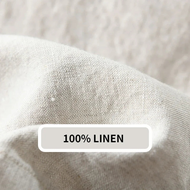 100% Linen Slim Shorts – Summer Streetwear