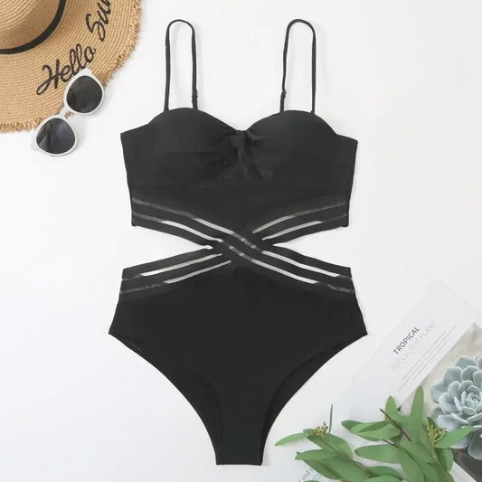 Cut-Out One-Piece with Push-Up & Brazilian Bottom