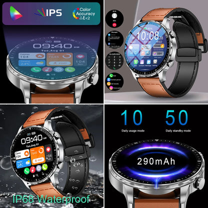 Magnetic Strap Smartwatch – Bluetooth Call, Health Monitor, Sports Features