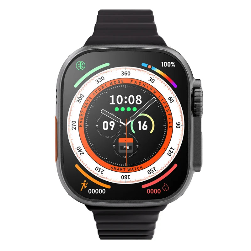 Smartwatch Ultra Pro – 49mm AMOLED, Wireless Charging, Sports & Fitness Mode