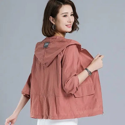 Embroidered Lightweight Summer Jacket