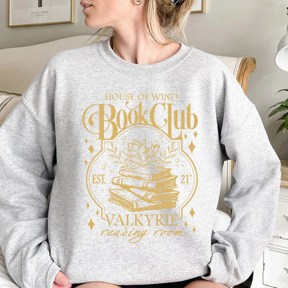 Book Club Sweatshirt — ACOTAR House of Wind Design, Cozy Literary Look