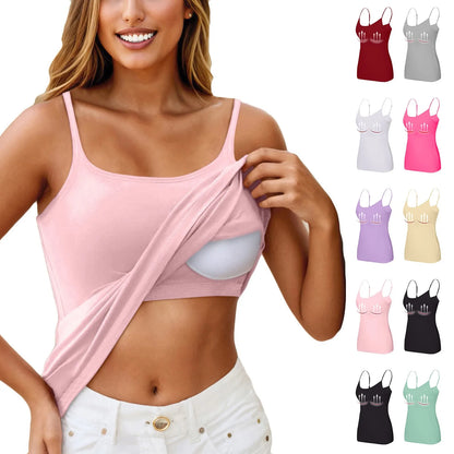 Padded Bra Modal Cami — Adjustable Fitness Vest