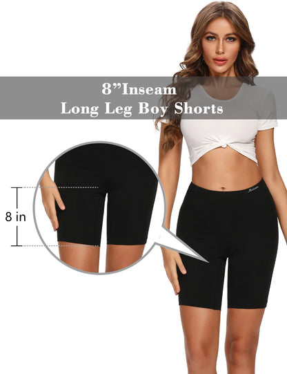 Plus Size Cotton Underwear – High Waist, Soft – 4-Pack